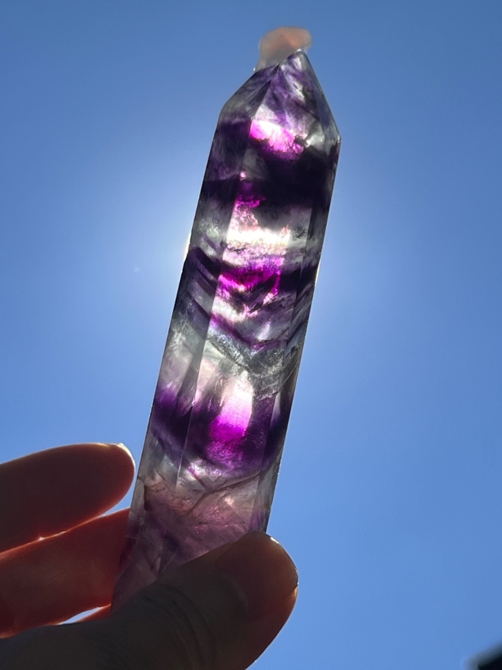 Fluorite (10) tower | Crystal